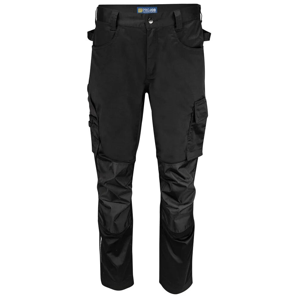 Projob 5574 Stretchbroek Met Kniezakken Zwart