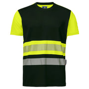 Projob 6020 Signalisatiet-Shirt En Iso 20471 Klasse 1 Geel Zwart