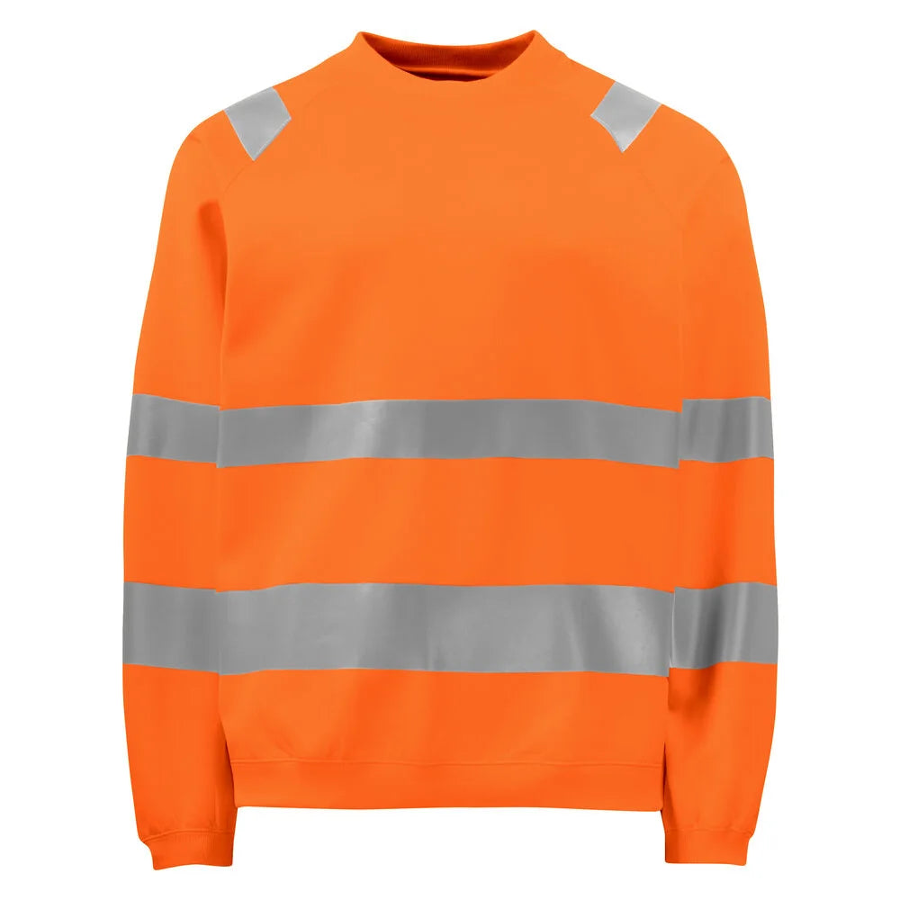 Projob 6106 Signalisatiesweater Ronde Hals En Iso 20471 Klasse 3 Oranje