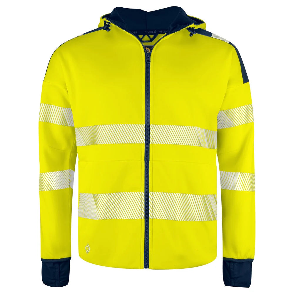 Projob 6110 Signalisatiehoodie En Iso 20471 Klasse 3 Geel Marine