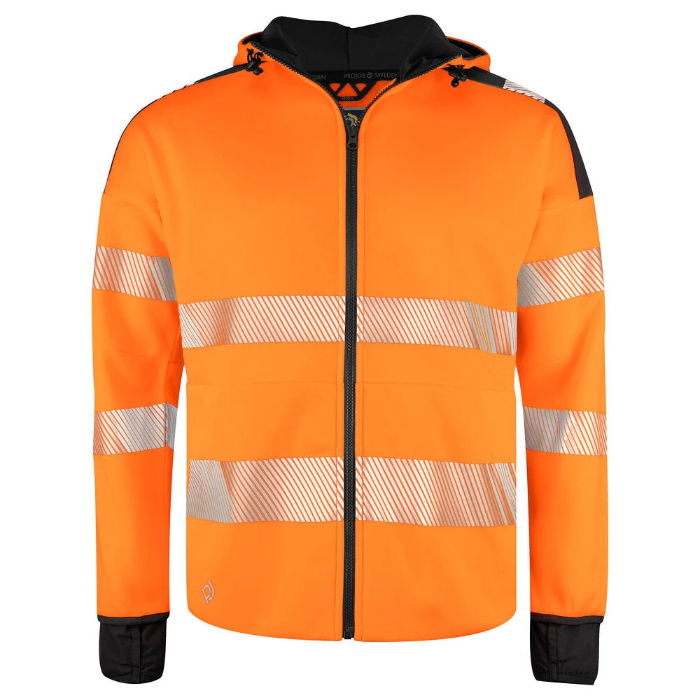 Projob 6110 Signalisatiehoodie En Iso 20471 Klasse 3 Oranje Zwart