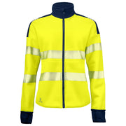 Projob 6111 Dames Signalisatiesweater En Iso 20471 Klasse 3/2 Geel Marine
