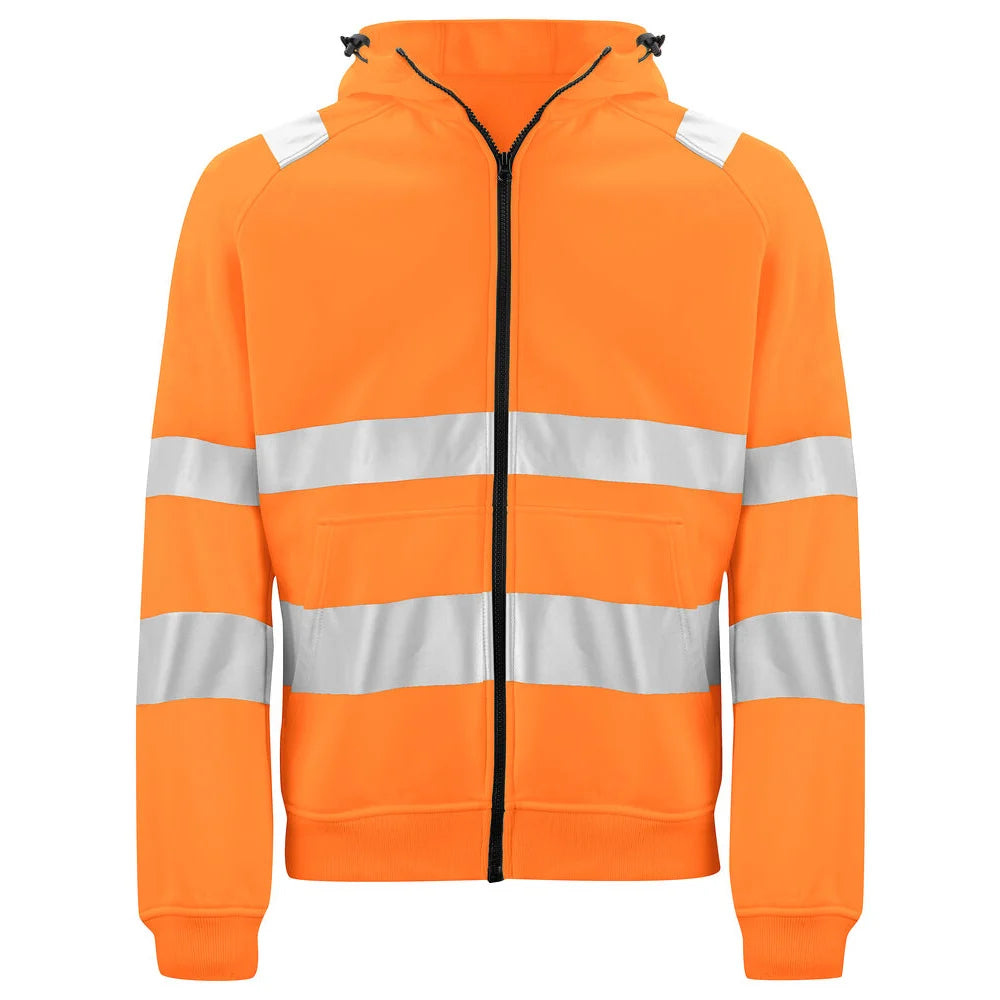 Projob 6132 Signalisatiehoodie En Iso 20471 Klasse 3/2 Oranje Zwart
