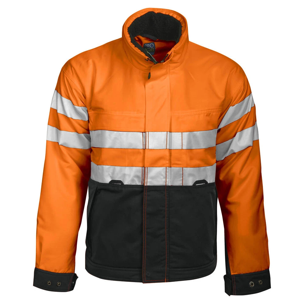 Projob 6407 Signalisatie Servicevest En Iso 20471 Klasse 3 Gevoerd Oranje Zwart
