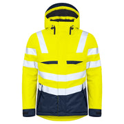 Projob 6425 Gevoerde Signalisatiejas En Iso 20471 Klasse 3 Geel Marine