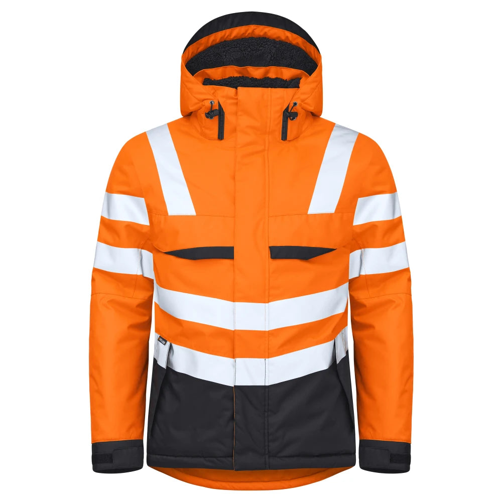 Projob 6425 Gevoerde Signalisatiejas En Iso 20471 Klasse 3 Oranje Zwart