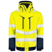 Projob 6453 Gevoerde Signalisatiejas En Iso 20471 Klasse 3 Geel Marine