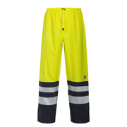 Projob 6504 Signalisatieregenbroek En Iso 20471 Klasse 2 Geel Marine