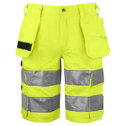Projob 6535 Signalisatieshort Met Spijkerzakken En Iso 20471 Klasse 2 Geel Zwart