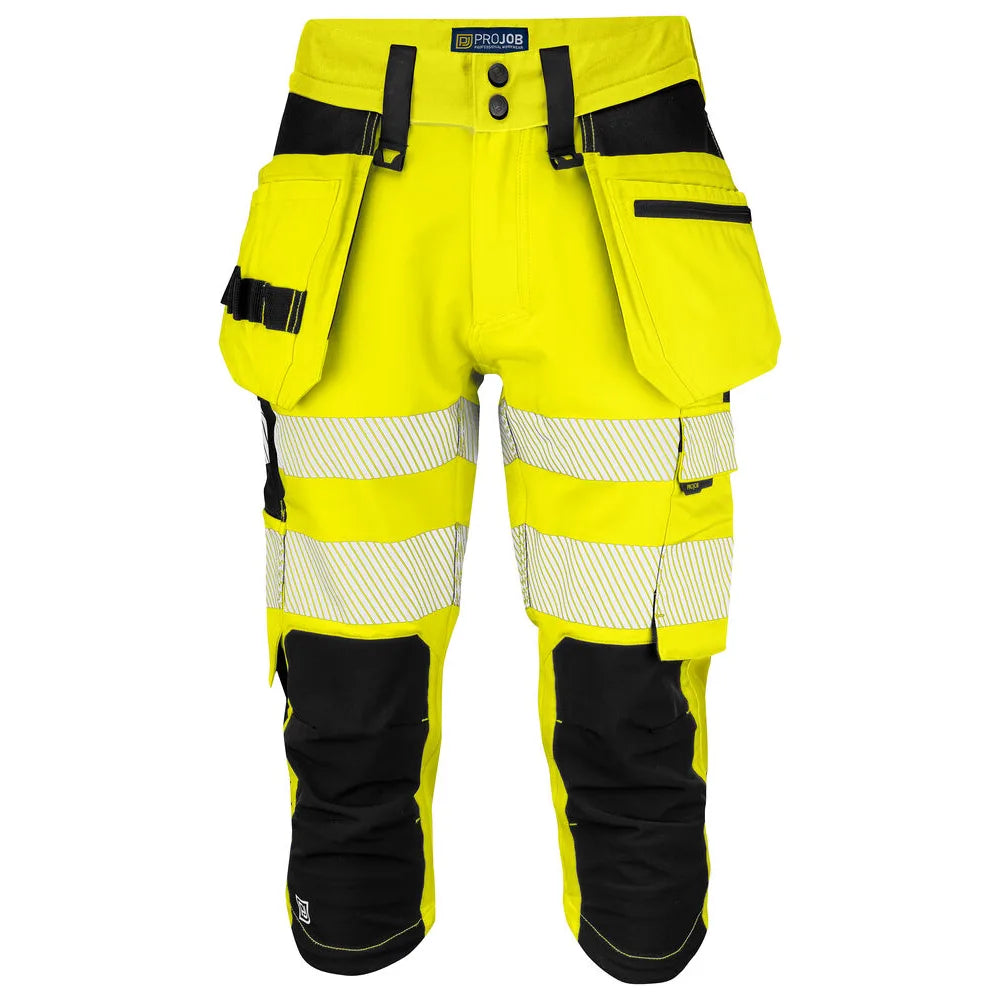 Projob 6577 Signalisatie Piratenbroek En Iso 20471 Klasse 2/1 Geel Zwart