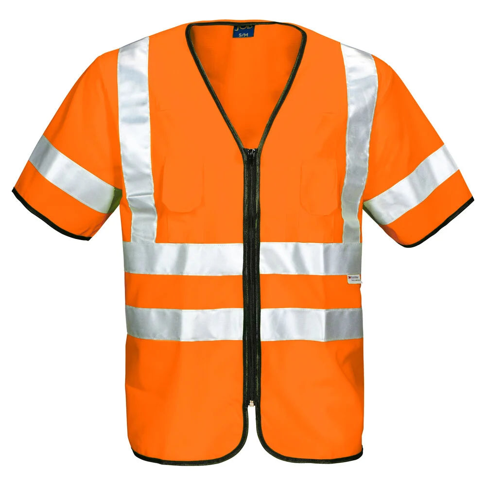 Projob 6707 Signalisatiehesje Met Mouwen En Iso 20471 Klasse 3 Oranje