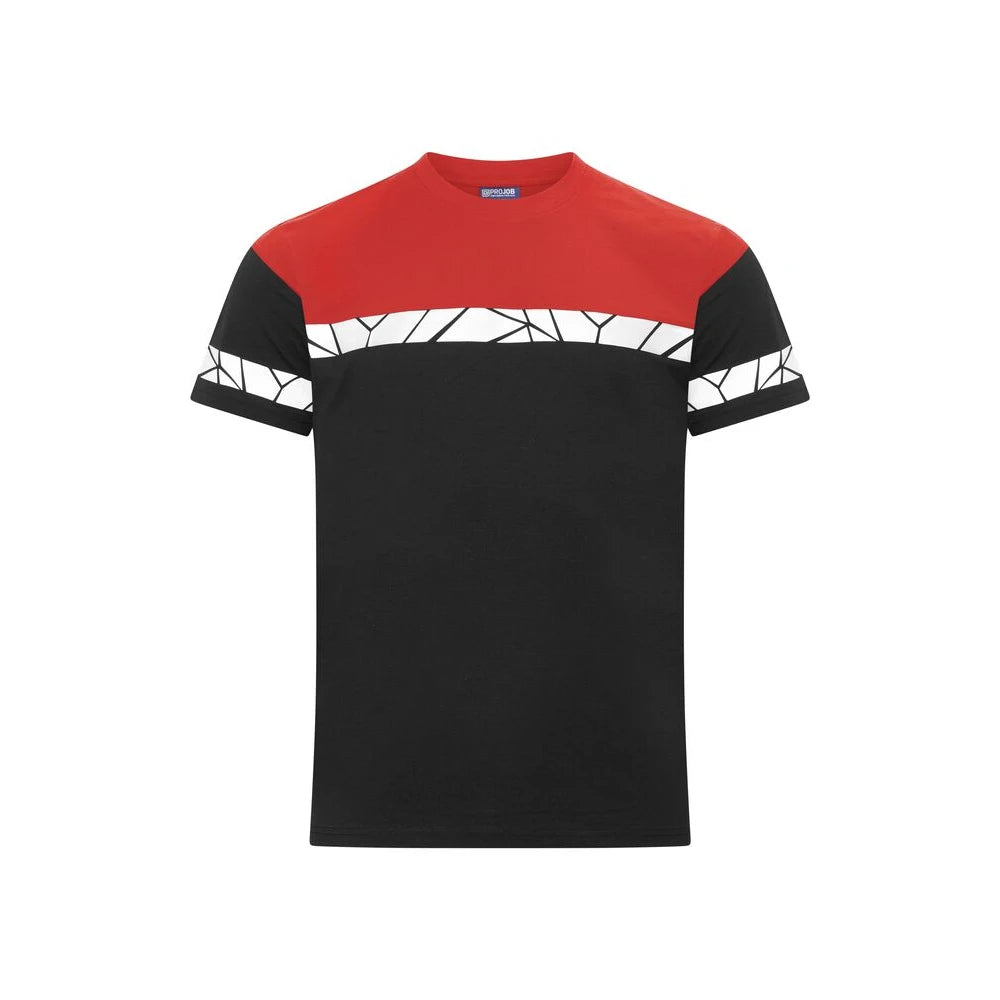 Projob 7001 T-Shirt Zwart Rood