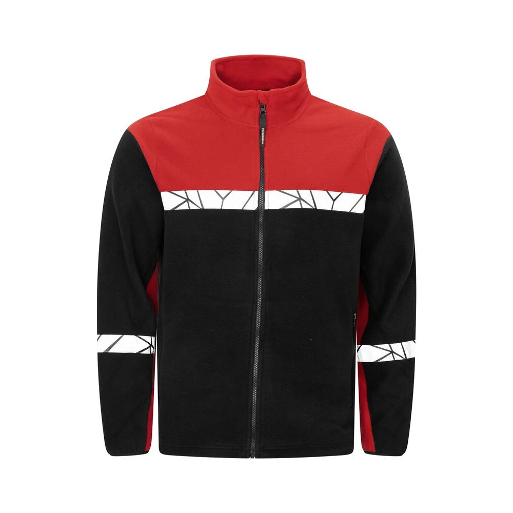 Projob 7300 Fleece Zwart Rood