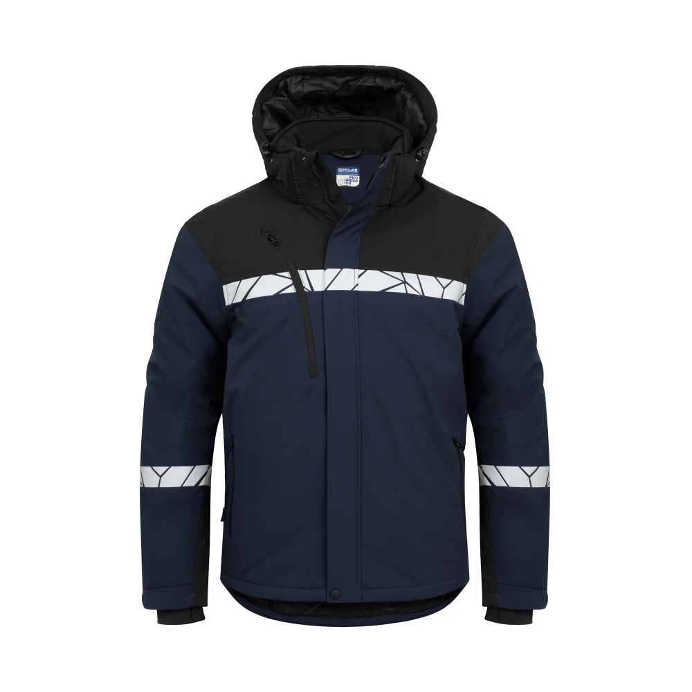 Projob 7413 Gevoerde Softshell Jas Marine Zwart