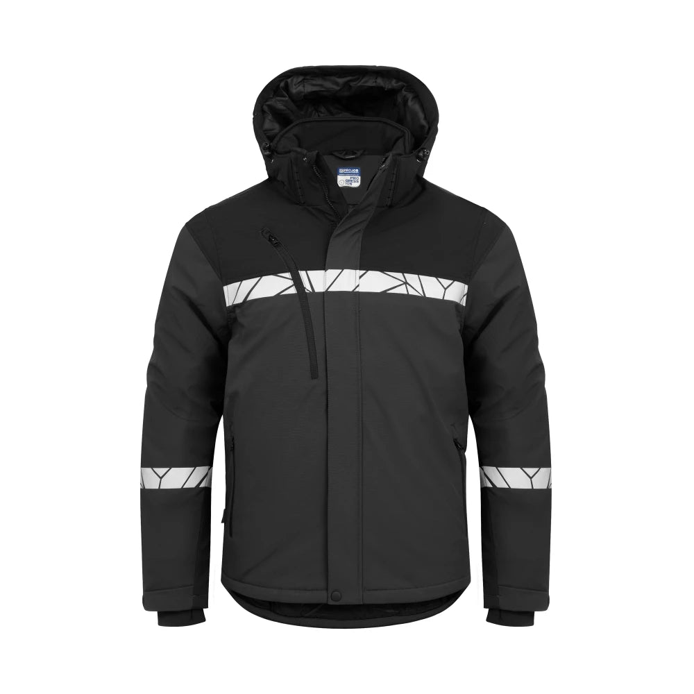 Projob 7413 Gevoerde Softshell Jas Grijs Zwart