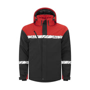 Projob 7413 Gevoerde Softshell Jas Zwart Rood