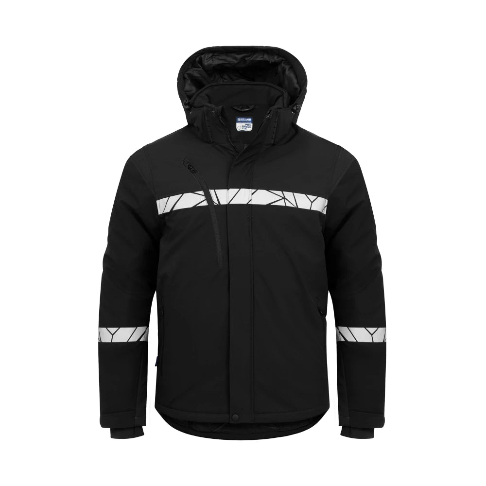 Projob 7413 Gevoerde Softshell Jas Zwart Zwart