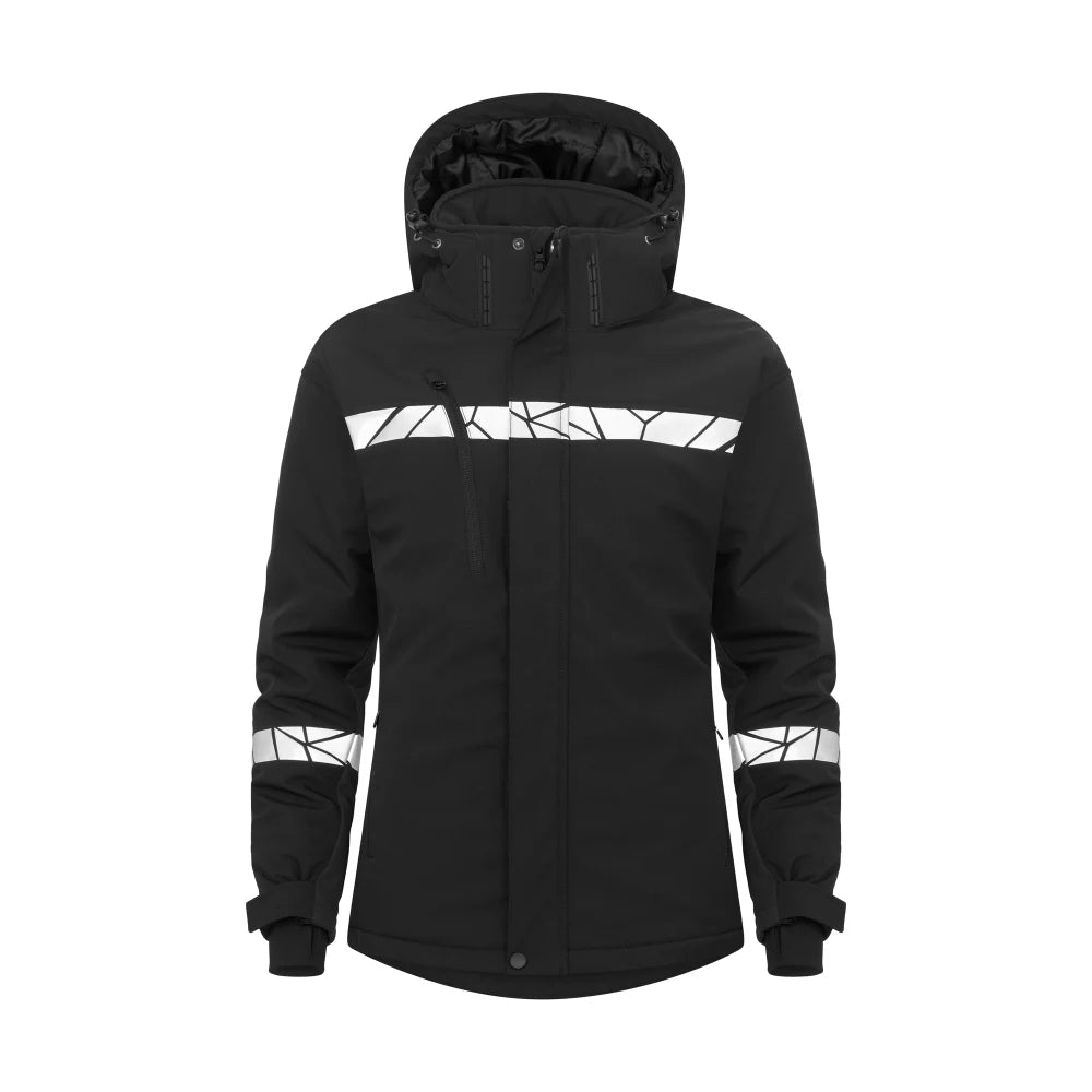 Projob 7417 Softshell Jas Dames Zwart Zwart