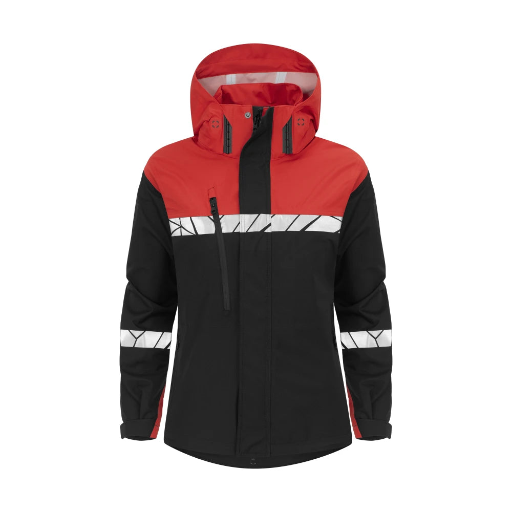 Projob 7419 Shelljas Dames Zwart Rood