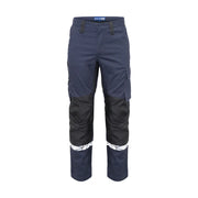 Projob 7508 Stretchbroek Met Kniezakken Marine Zwart