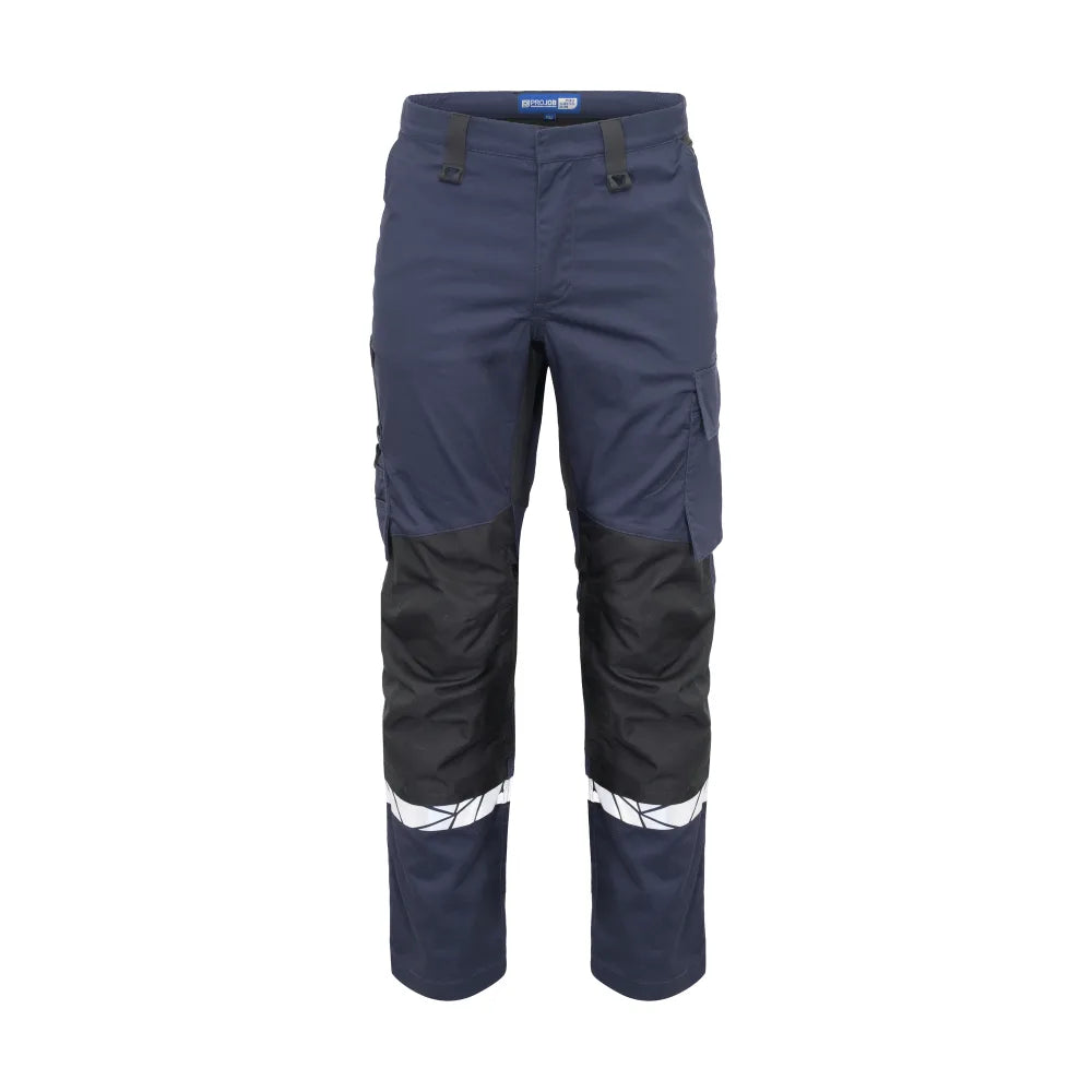 Projob 7508 Stretchbroek Met Kniezakken Marine Zwart