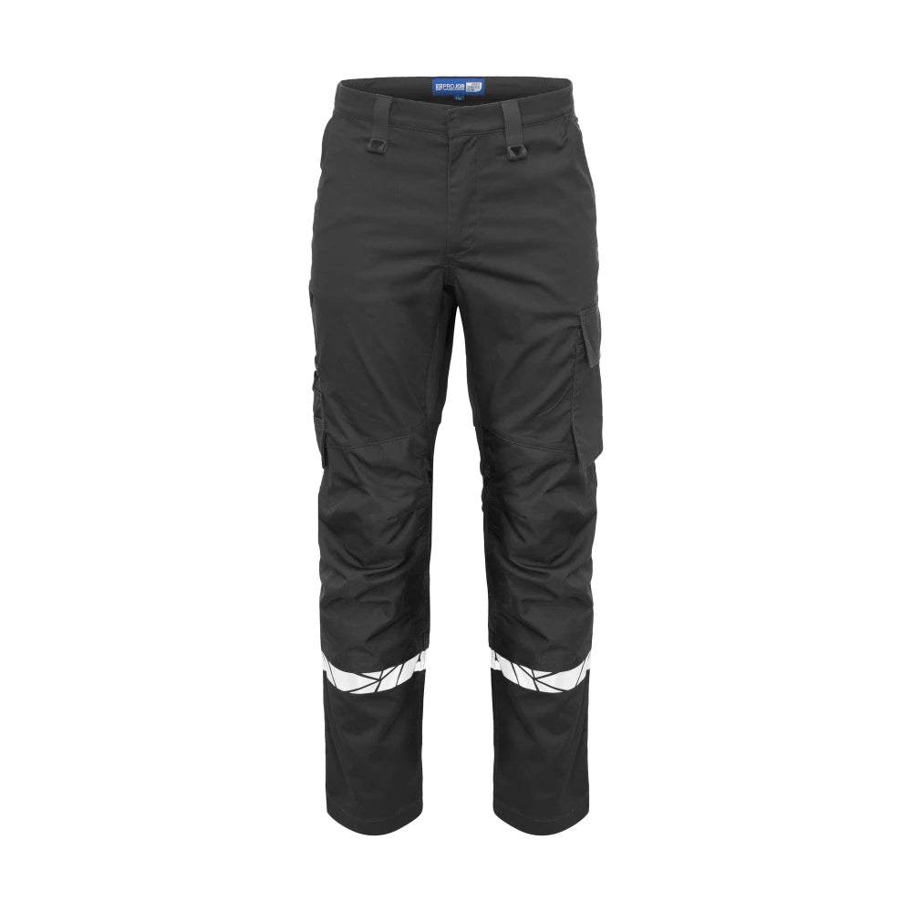 Projob 7508 Stretchbroek Met Kniezakken Zwart Zwart