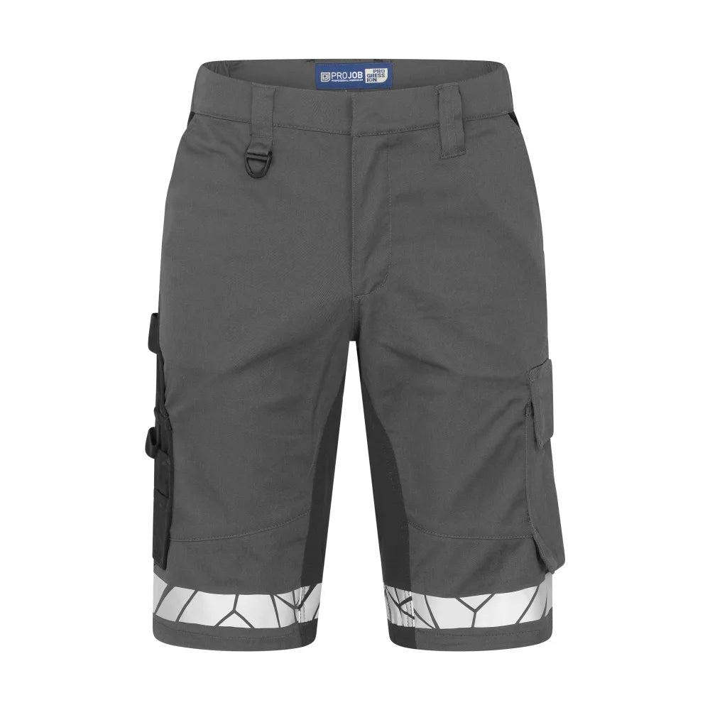 Projob 7510 Stretchshort Grijs Zwart