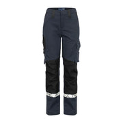 Projob 7512 Stretchbroek Met Kniezakken Dames Marine Zwart
