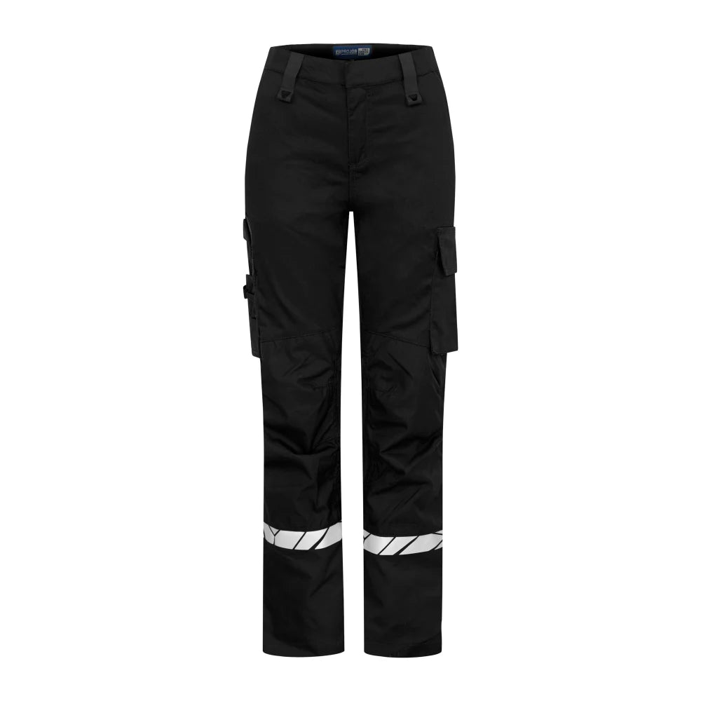 Projob 7512 Stretchbroek Met Kniezakken Dames Zwart Zwart