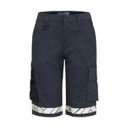 Projob 7514 Stretchshort Dames Marine Zwart