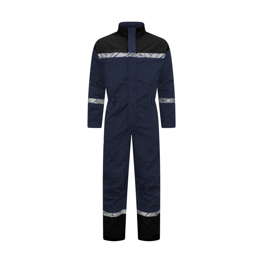 Projob 7601 Stretch Overall Met Kniezakken Marine Zwart