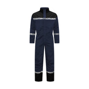 Projob 7601 Stretch Overall Met Kniezakken Marine Zwart