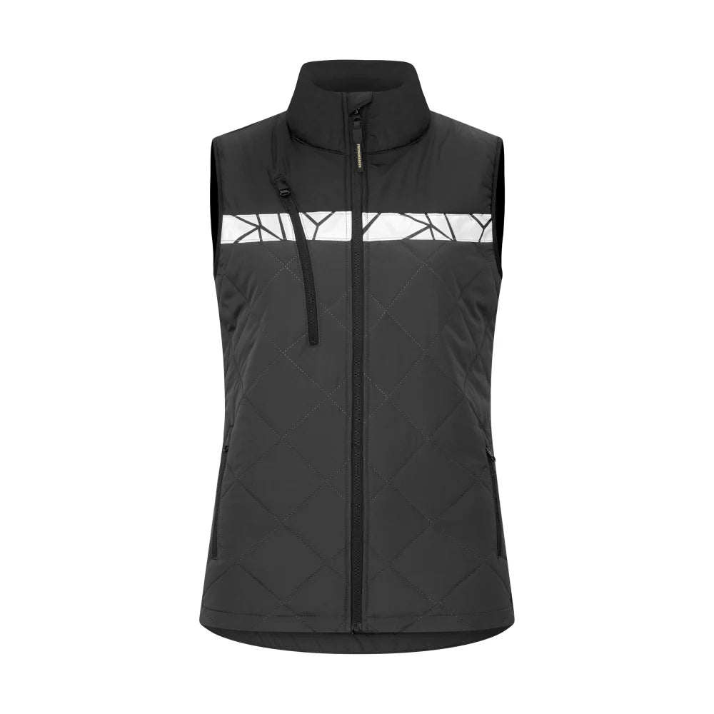 Projob 7701 Bodywarmer Dames Grijs Zwart