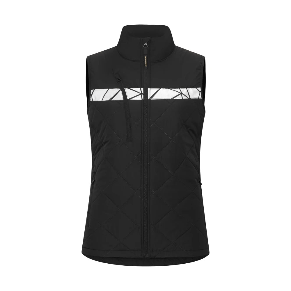 Projob 7701 Bodywarmer Dames Zwart Zwart