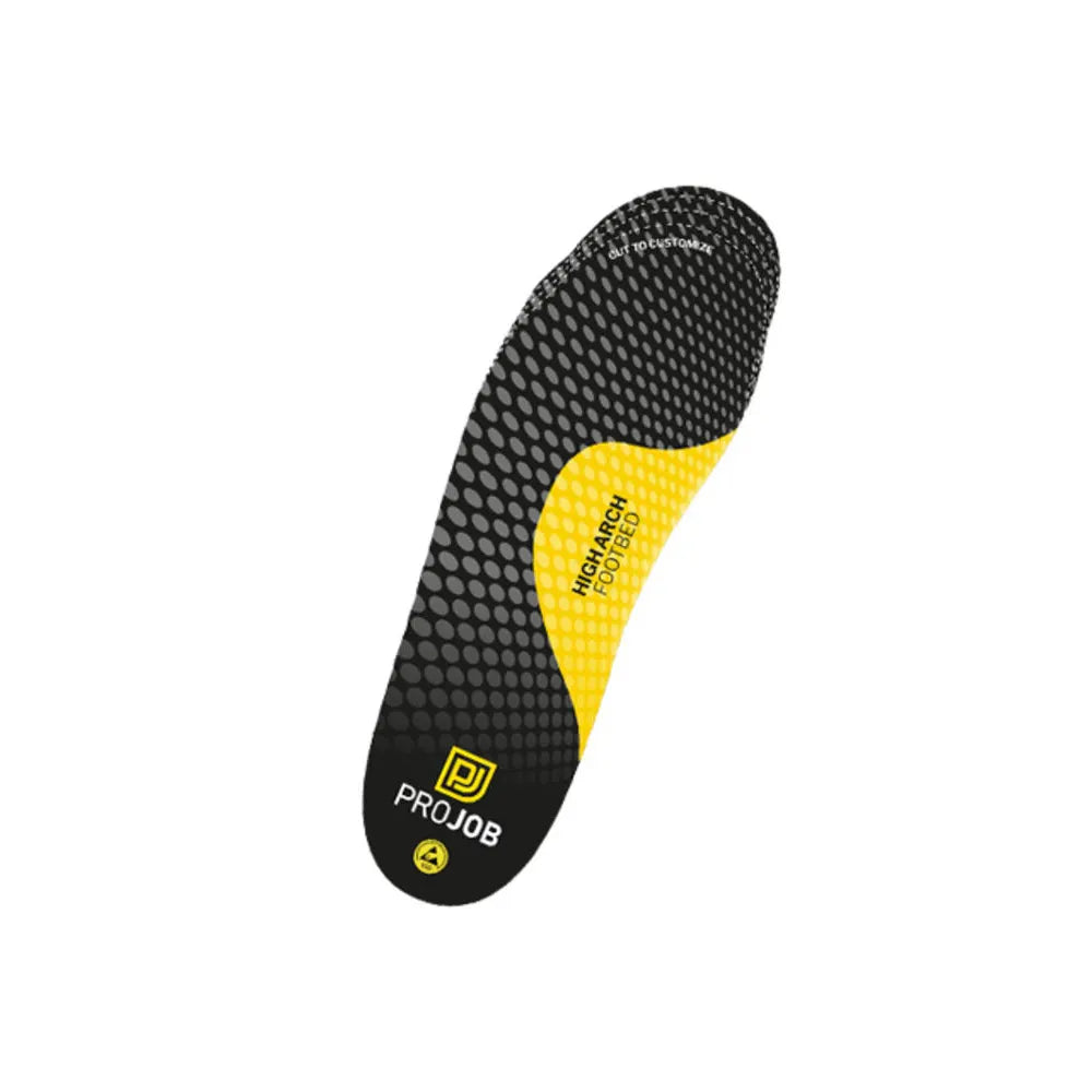 Projob 9521 Insole Arch Supp. High Zwart