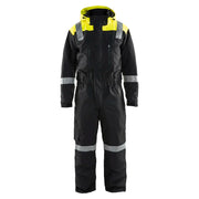 Blaklader 6787 1977 Winteroverall Afneembare Capuchon Zwart High Vis Geel