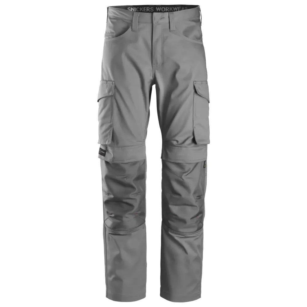 Snickers 6801 Service Broek Met Kniezakken 1818 Grey Grey