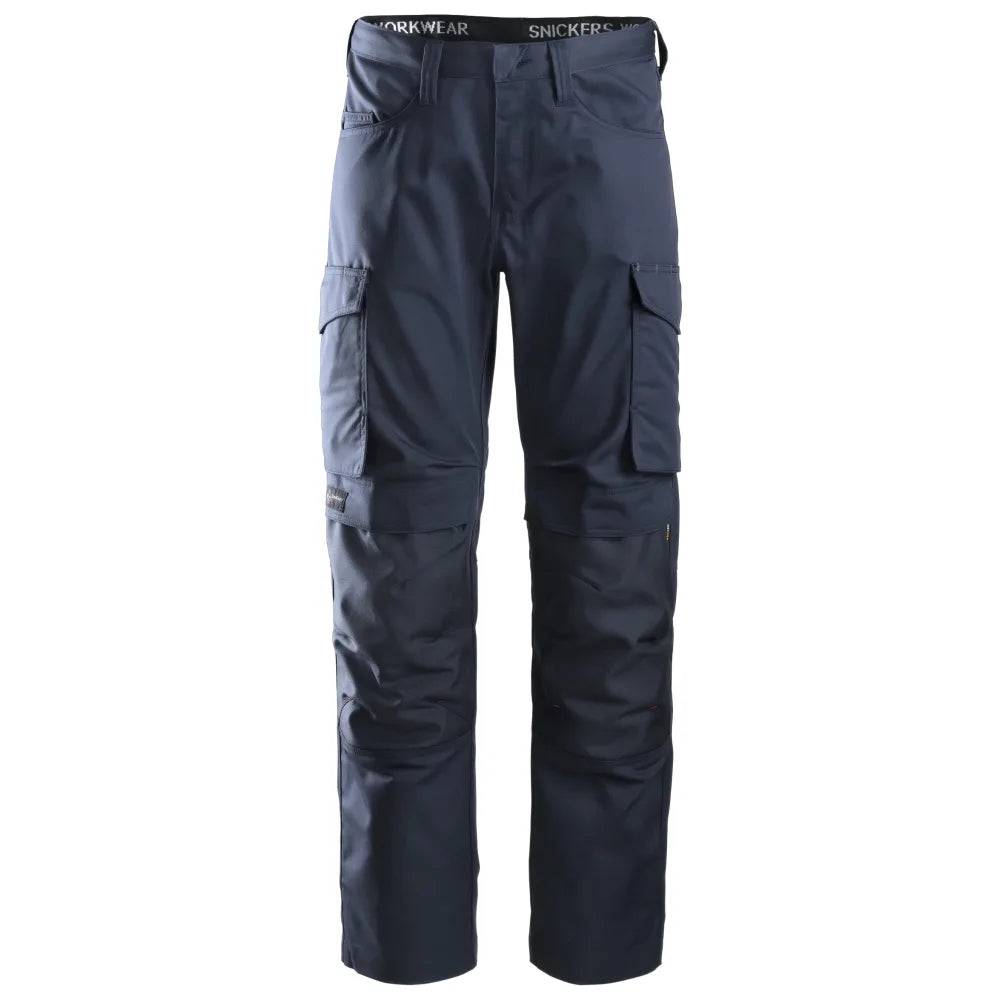 Snickers 6801 Service Broek Met Kniezakken 9595 Navy Navy