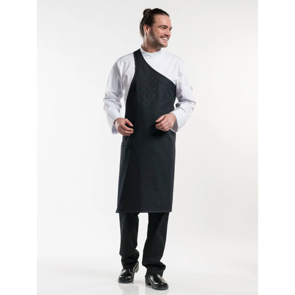 Chaud Devant Schort Butcher Black Denim