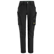 Snickers 6877 Flexiwork 4-Way Stretch Dameswerkbroek Zonder Kniezakken 0404 Black Black