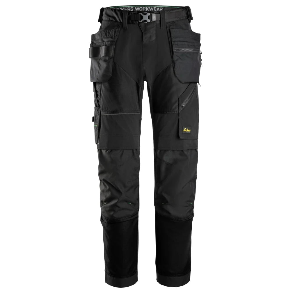Snickers 6902 Flexiwork Werkbroek Met Holsterzakken 0404 Black Black