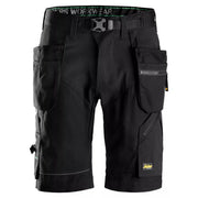 Snickers 6904 Flexiwork Werkshorts Met Holsterzakken 0404 Black Black