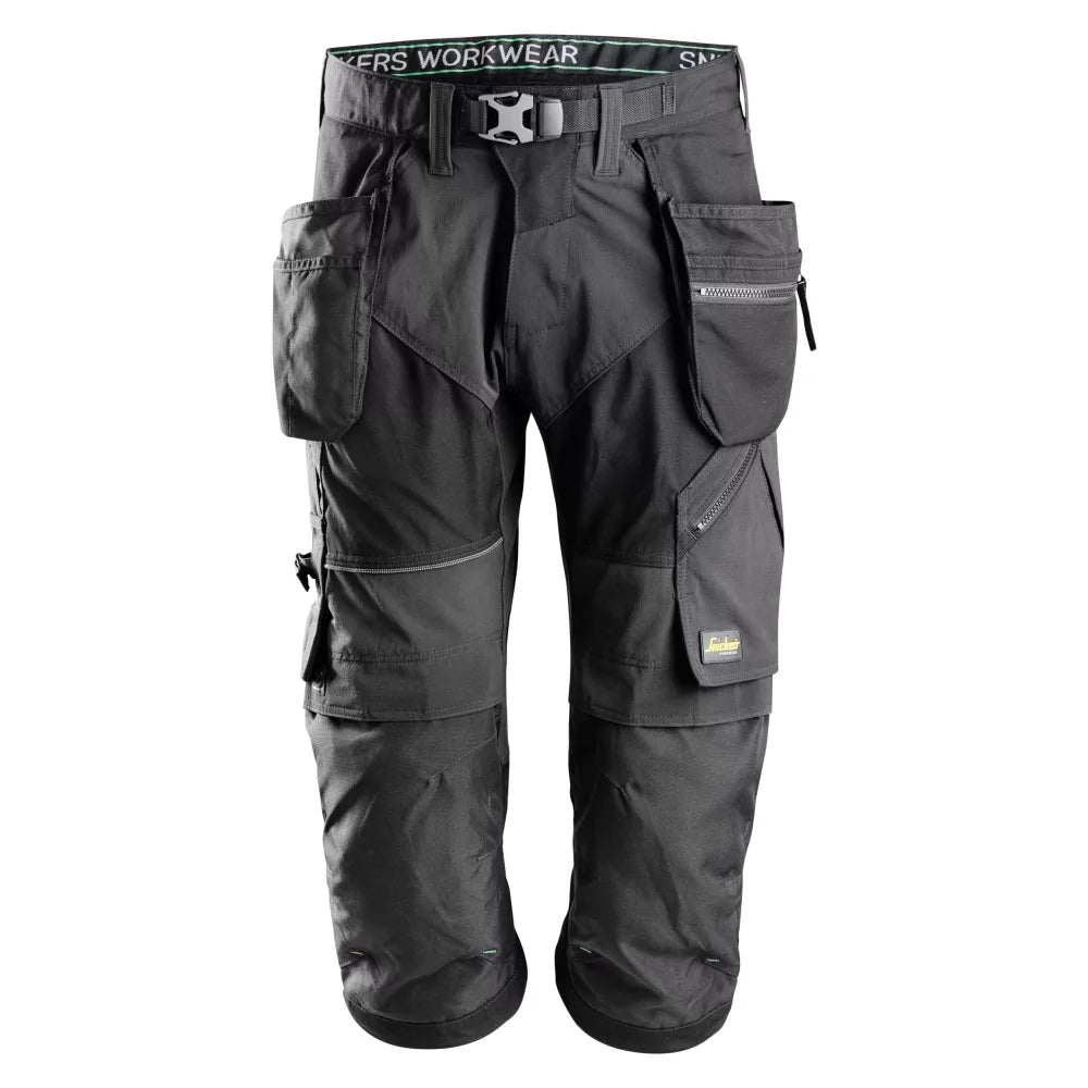 Snickers 6905 Flexiwork Pirate Werkbroek Met Holsterzakken 0404 Black Black
