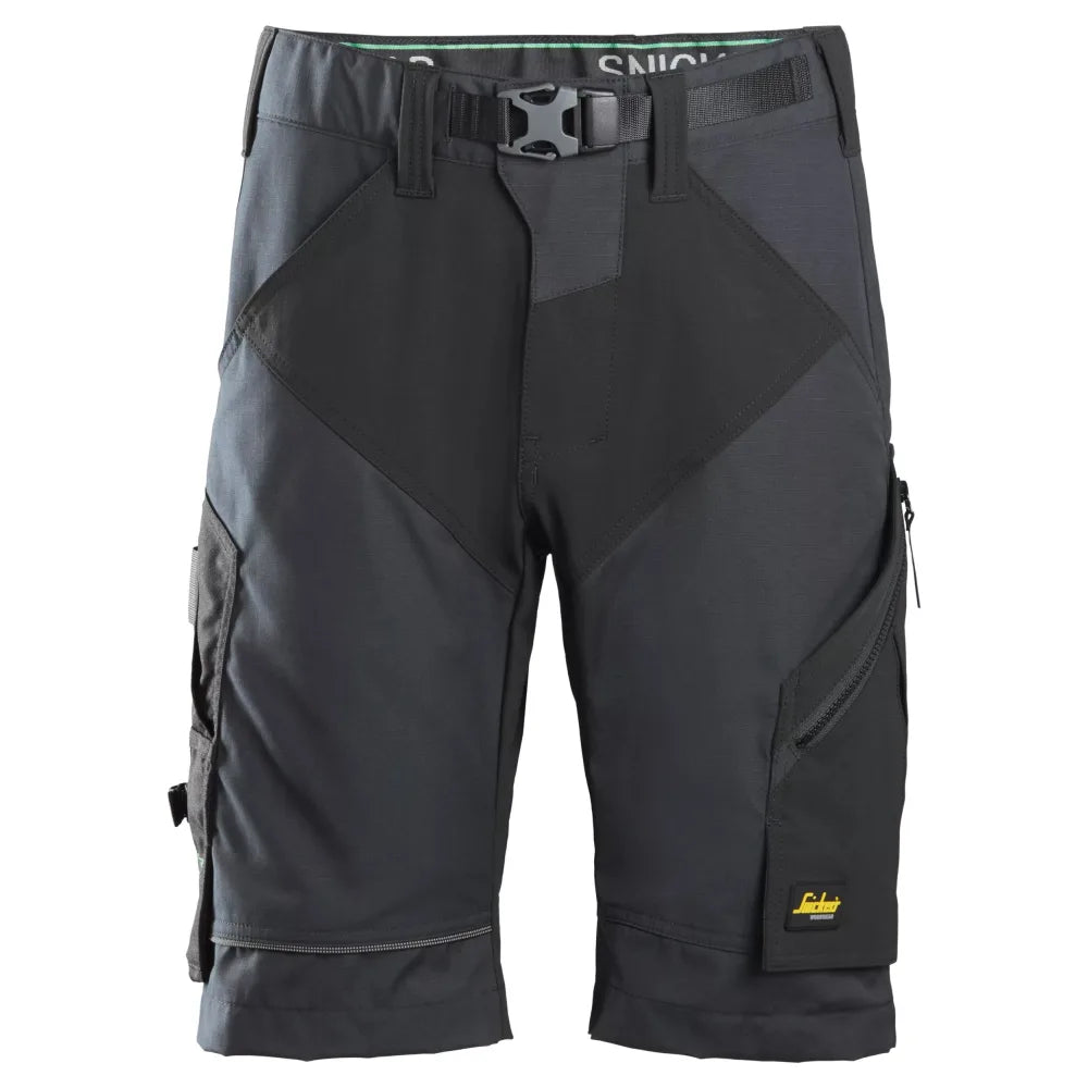 Snickers 6914 Flexiwork Werkshorts 5804 Steel Grey Black