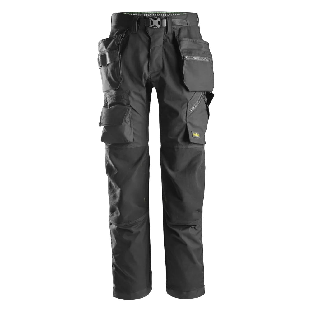 Snickers 6923 Flexiwork Vloerleggersbroek Met Holsterzakken 0404 Black Black