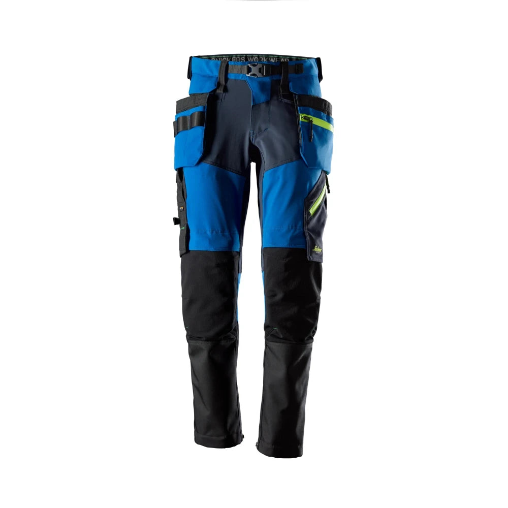 Snickers 6940 Flexiwork Softshell Stretch Werkbroek Met Afneembare Holsterzakken 5695 True Blue Navy