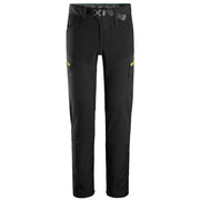 Snickers 6948 Flexiwork Softshell Stretch Werkbroek 0467 Black Neon Yellow