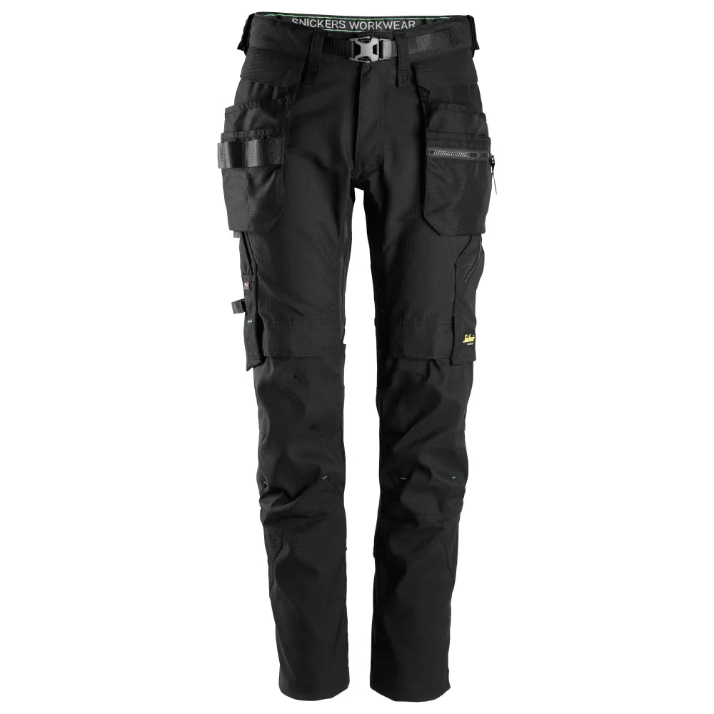 Snickers 6972 Flexiwork Werkbroek Met Afneembare Holsterzakken 0404 Black Black