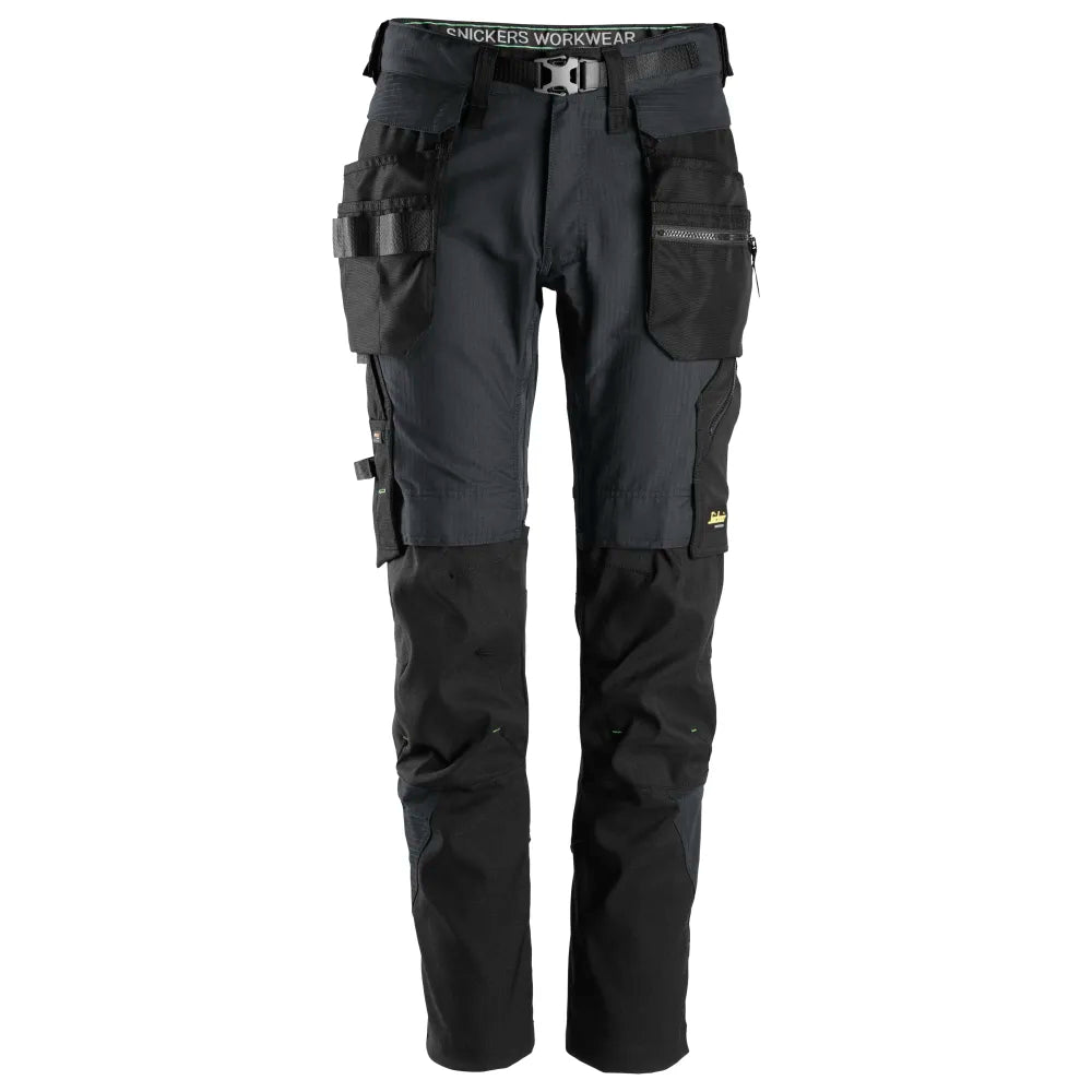 Snickers 6972 Flexiwork Werkbroek Met Afneembare Holsterzakken 5804 Steel Grey Black