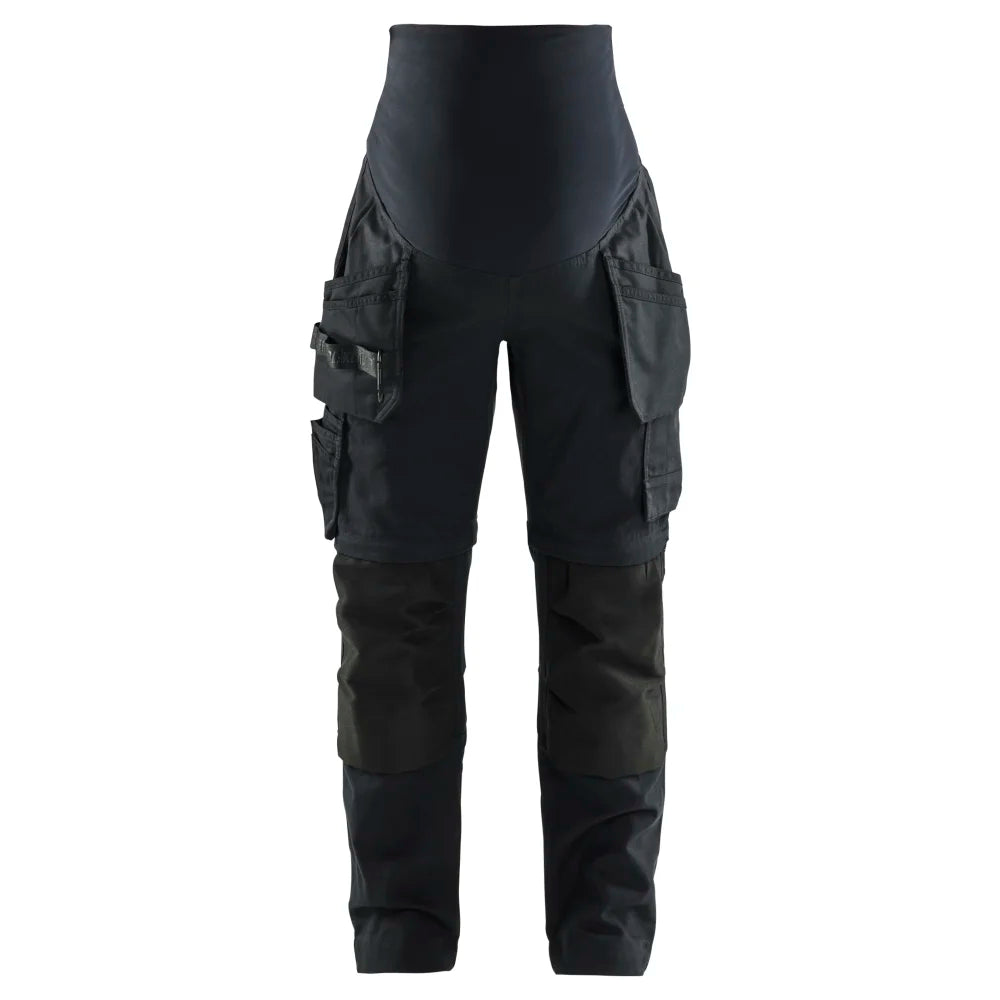 Blaklader 7103 1344 Ambacht Zwangerschapsbroek Zip-Off Zwart